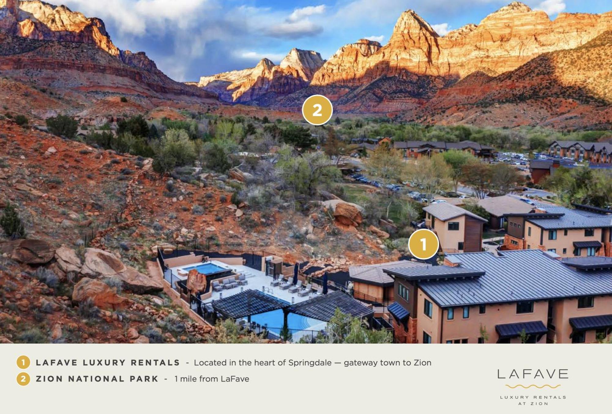 Lafave Luxury Rentals At Zion Springdale Eksteriør bilde